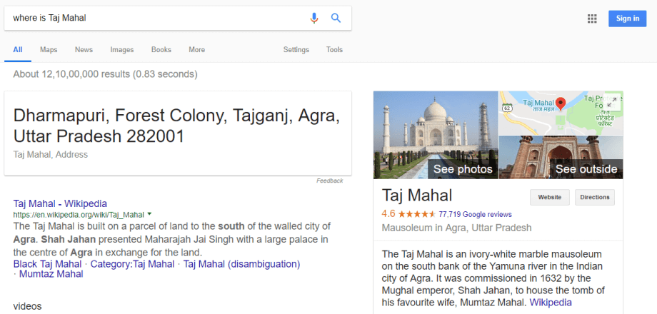Using structured data for improving SEO for voice search