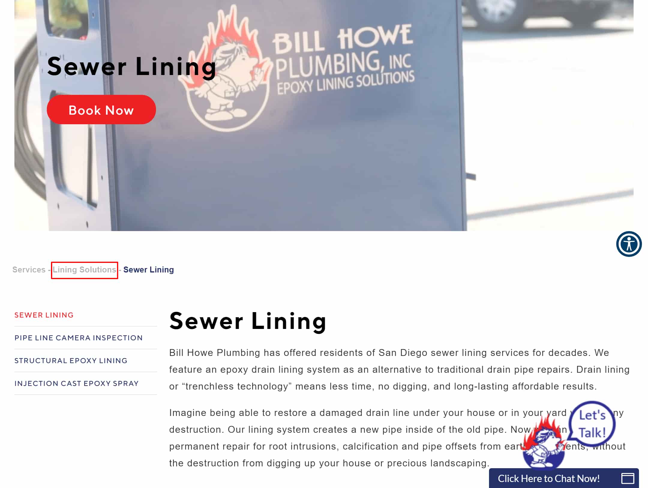 service page having brand name with service as main-category