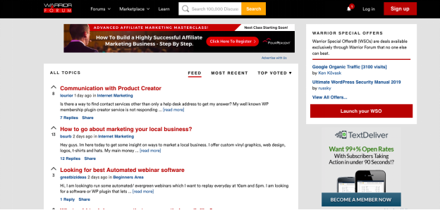 Content Distribution Using Forums