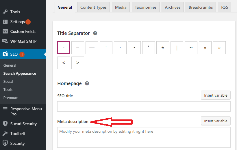 Add SEO Keyword Optimized Meta Description