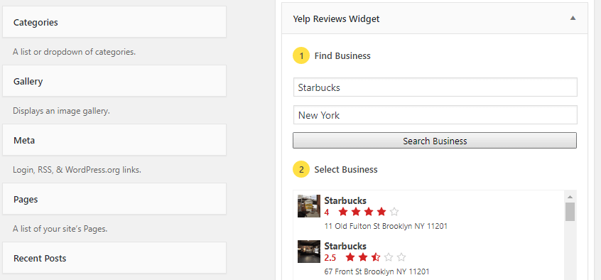 search and identify your business on yelp