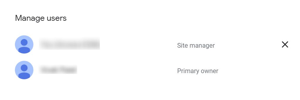 Site Manager Role Dropped