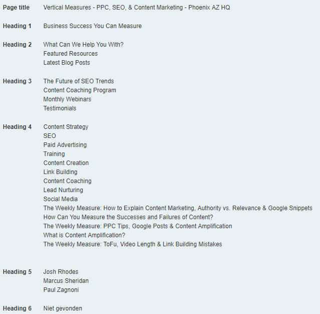 Verticalmeasures.com