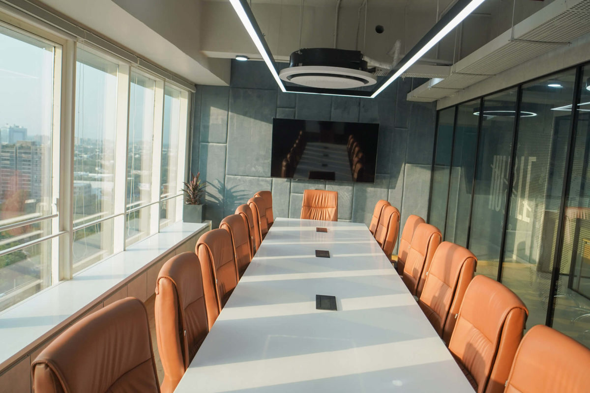 E2M Decision making Conference Room with a Cityline view