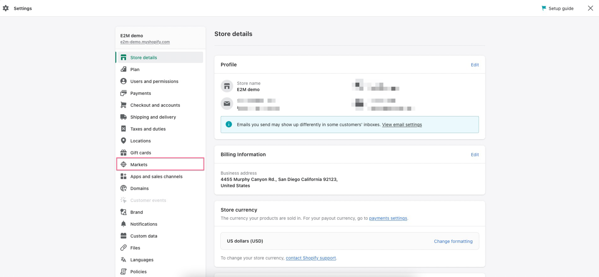 Create Shopify Account