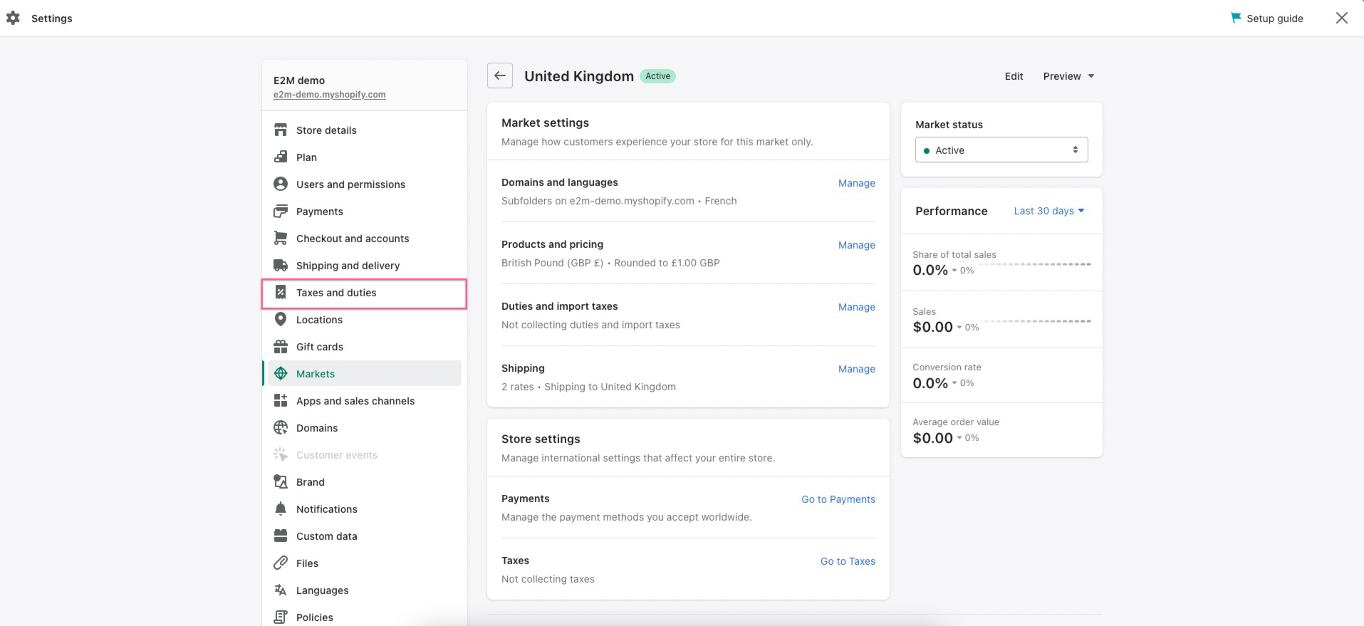 Duties and Import Taxes