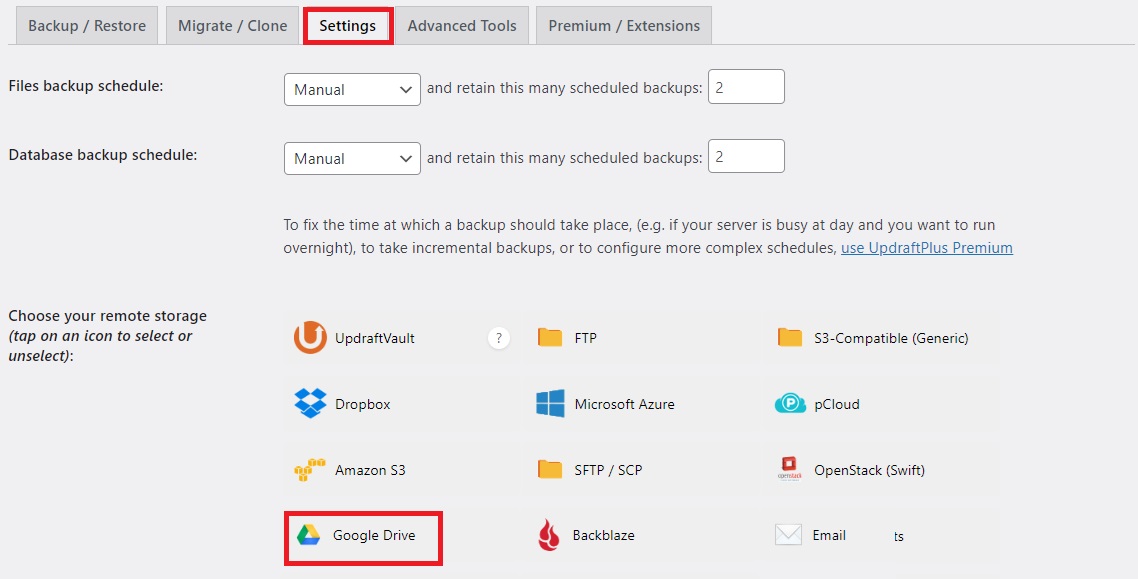 WP-Disaster-UpDraftPus-Google-Drive