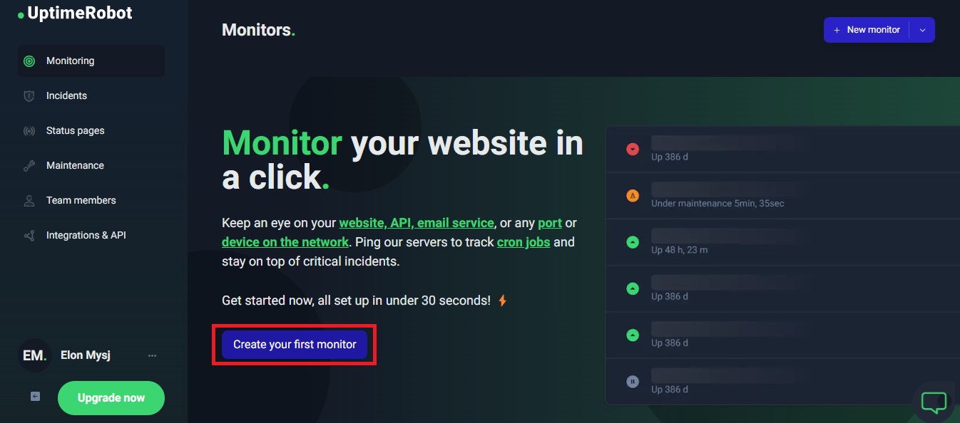 WP-disaster-uptime-create-new