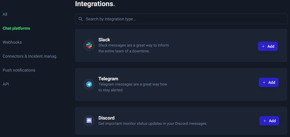 WP-disaster-uptime-integrations