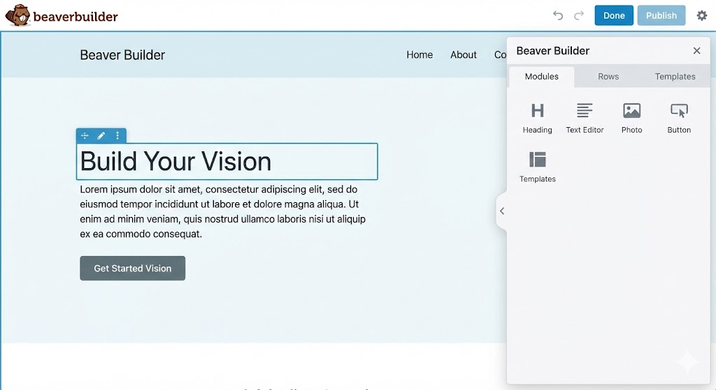 beaver-builder-editor-interface